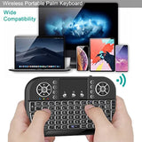 Mini Bluetooth Keyboard, Dual Modes(2.4Ghz/Bluetooth) Wireless Keyboard Controller With Touchpad Mouse Combo,3 Or 7 Colors Rgb Backlit, Portable/Rechargeble, For Computer/Tablet/Mobile Phone/Tv Box