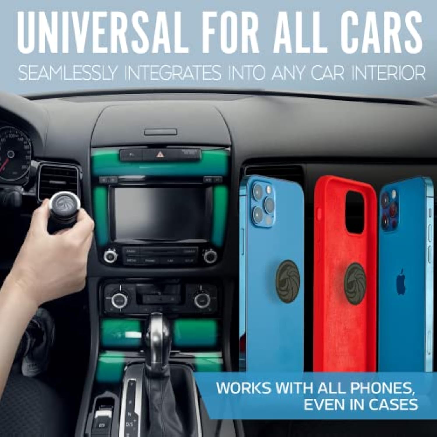 Smartphone & GPS Cell Phone Holder for Car Dashboard