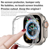 Compatible With Apple Watch Bumper Case Ultra 3(2025)/Ultra 2 / Ultra 49Mm Soft Flexible Tpu Thin Lightweight Protective Cover For Iwatch [No Front Screen Protector]