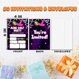 Golf Birthday Invitations For Boys Girls, Mini Golf Birthday Party Supplies And Decoration, 20 Cards With 20 Envelopes -A07