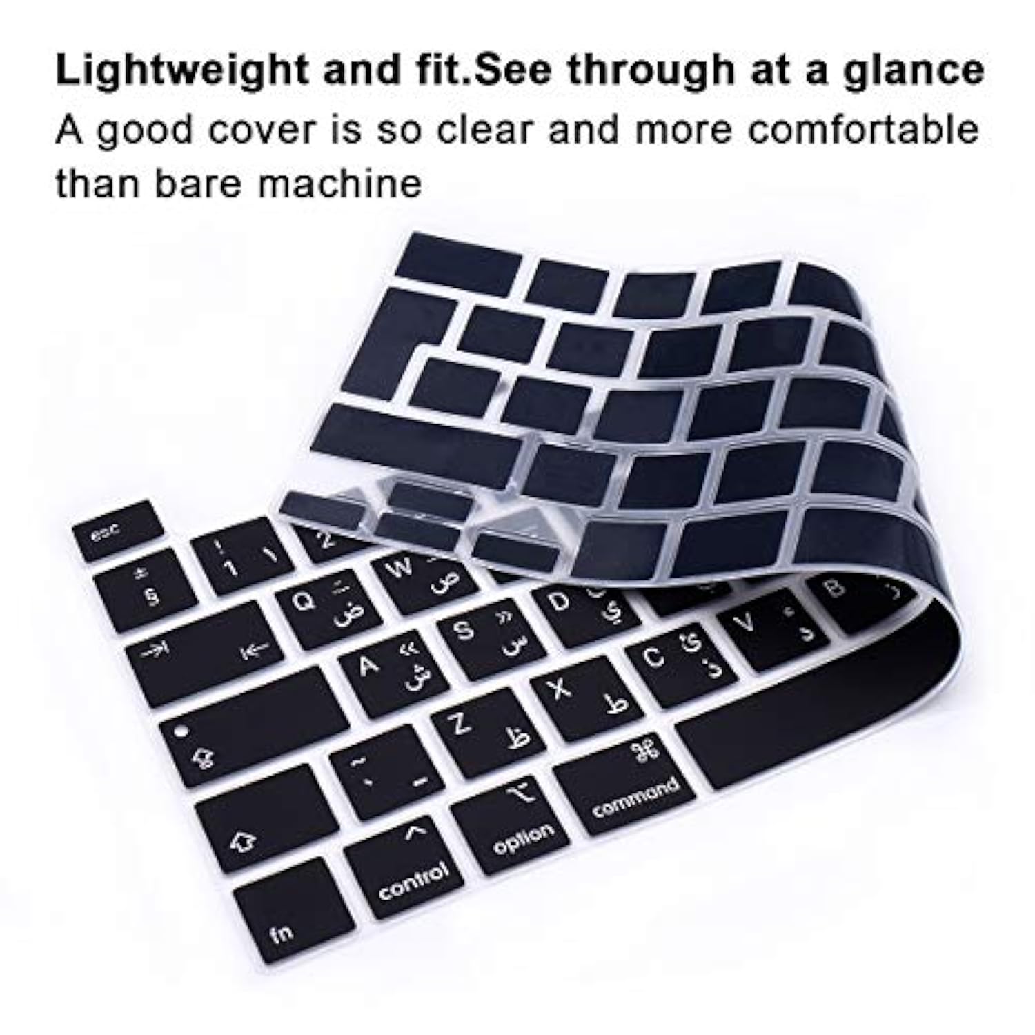 Arabic Language Silicone Keyboard Cover Skin For Macbook Pro 16 Inch A2141 201