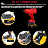 For Dewalt To For Milwaukee 18V Battery Adapter (For Dewalt 20V Battery To For M18 Tools)
