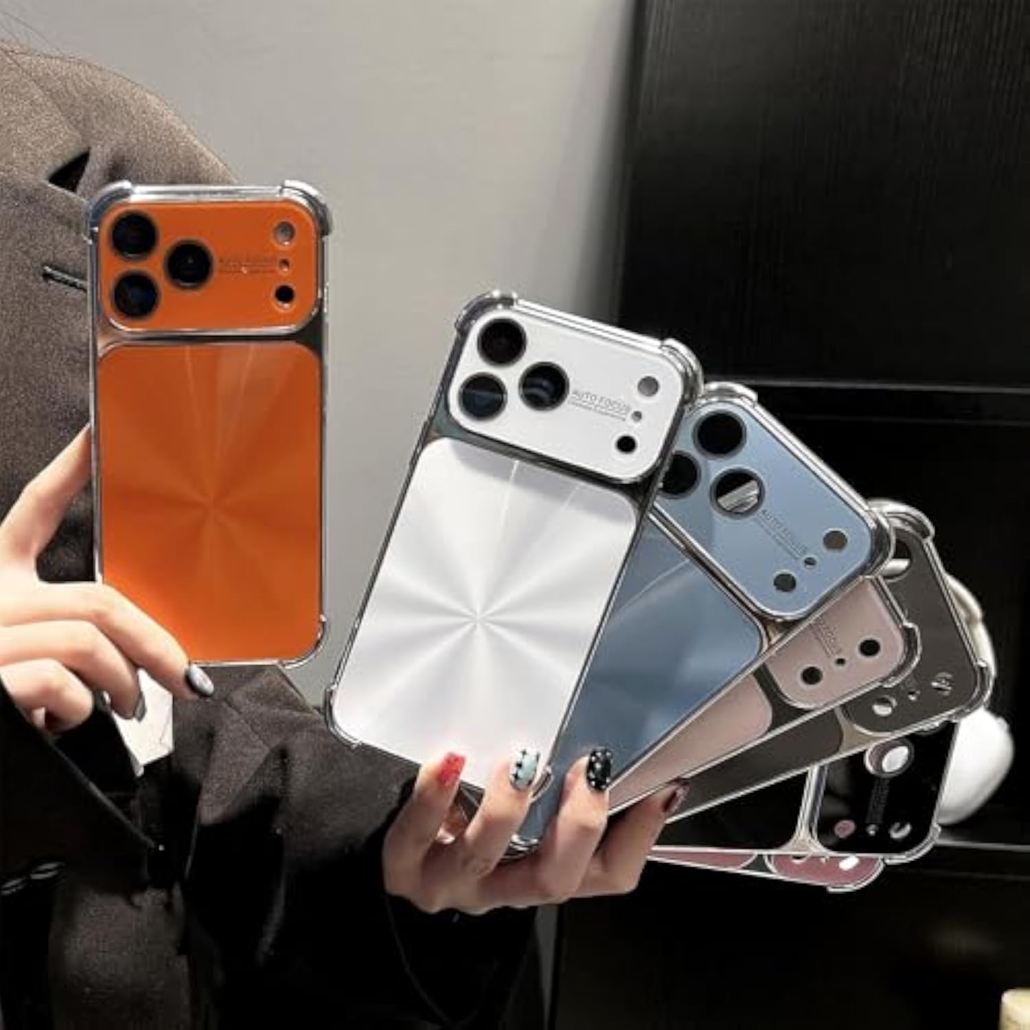 Luxury Bling Electroplating iPhone 17 Pro Max Case with Titanium Anti-Scratch Protection