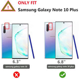 SUPCASE for Samsung Galaxy Note 10 Plus/Note 10 Plus 5G Case (Unicorn Beetle Pro), [Built-in Stand & Belt Clip] Full-Body Rugged Phone Case Without Screen Protector for Galaxy Note 10 Plus, Black