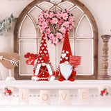 Valentine'S Day Gnome Decor Valentines Day Decorations 2 Pack Handmade Plush Swedish Gnomes Party Ornaments For Holiday Valentines Day Gifts For Her/Him Valentine'S Day Decor