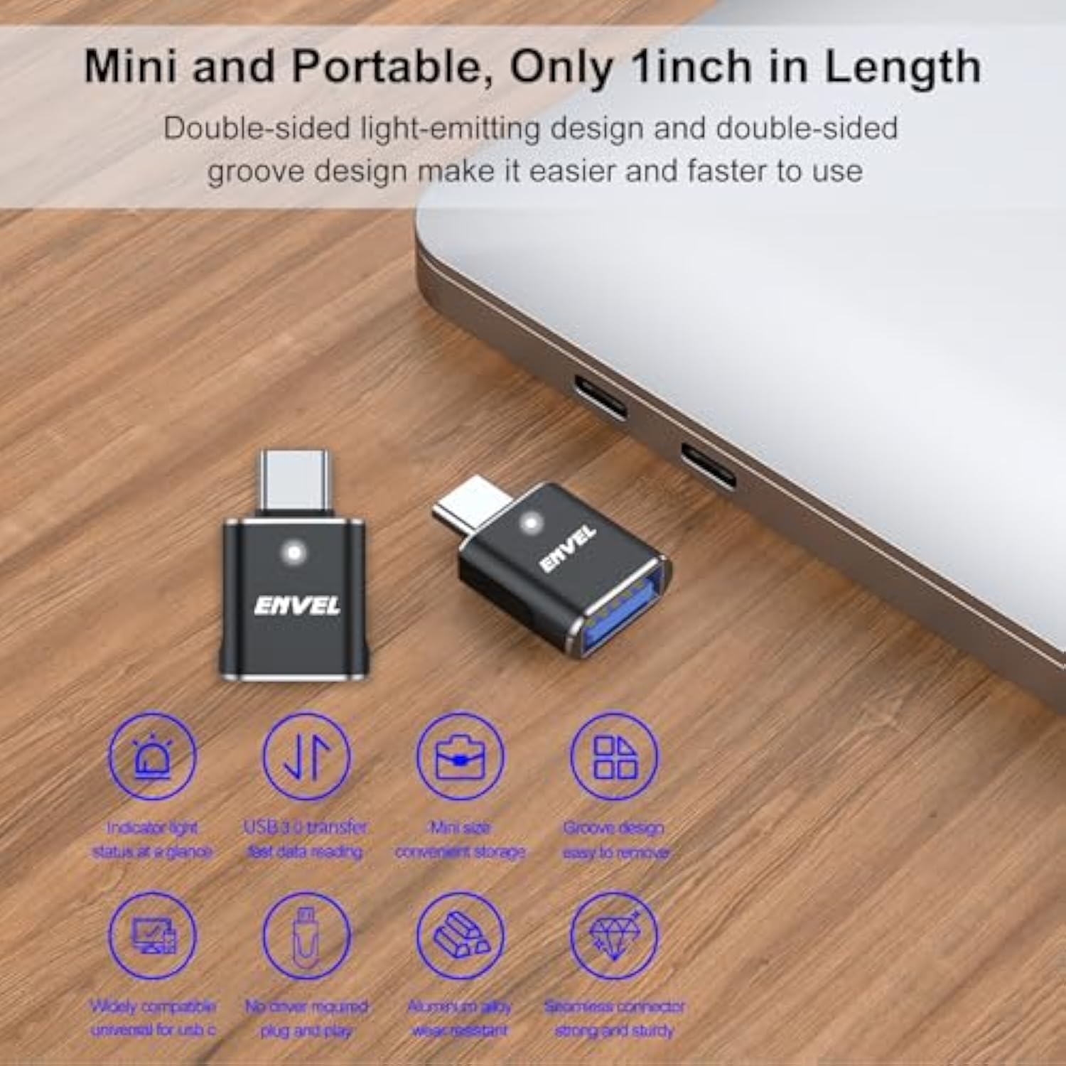 Usb To Usb C Adapter, Usb3 5Gbps High Speed Data Transfer, Otg Converter Thunderbolt3 4 Compatible With Apple Iwatch Iphone 15 16 Pro Max Ipad Air 4 5 Mini 6