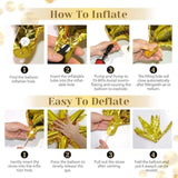 71pc Black & Gold Birthday Decor Kit with Backdrop, Banner, Balloons and Tablecloth