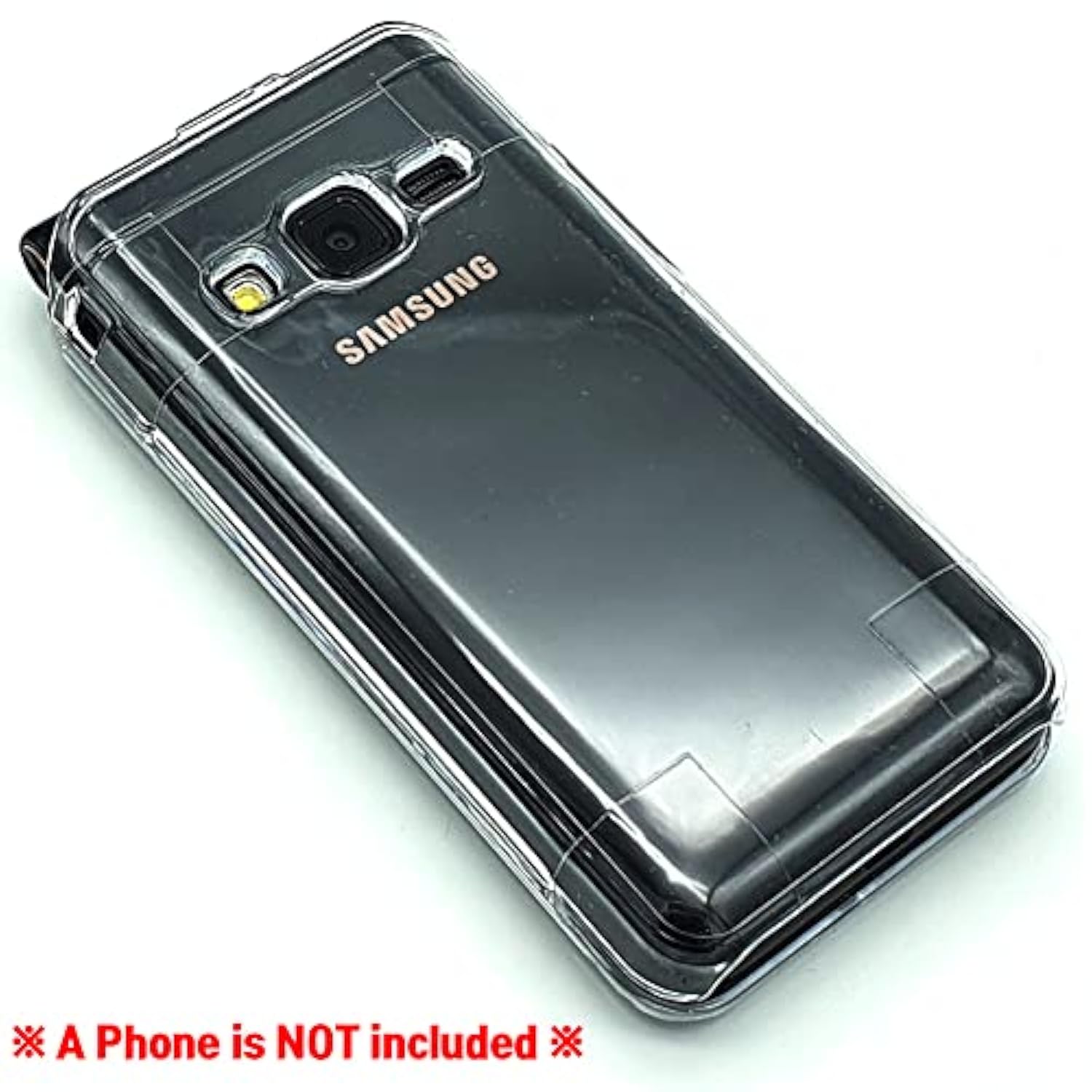 Shockproof Protection Hard Phone Case Protective Clear Cover For Samsung Galaxy Folder 2 Sm-G160 / Sm-G160N / Sm-G1650W / Sm-G165N / Sm-G1650 (Transparent)