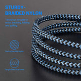 iPhone Charger, 3Pack 9ft Lightning Cable iPhone Charger Cable Nylon Braided Charging Cord Compatible iPhone 14/13/12/12Pro/12ProMax/11/11Pro/11Pro