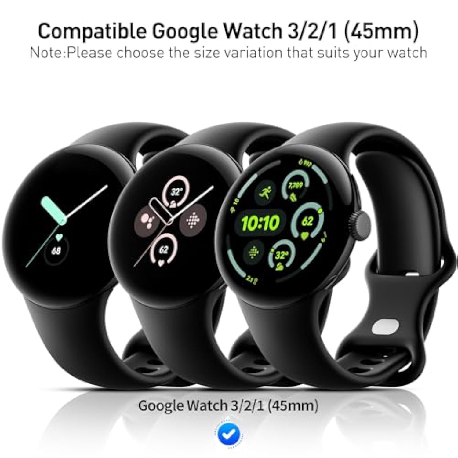 6-Pack For Google Pixel Watch 3 45Mm Smartwatch Privacy Screen Protector,[Anti-Peeping] Full Coverage Tpu Soft Protective Film