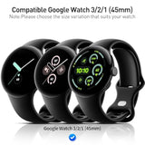 6-Pack For Google Pixel Watch 3 45Mm Smartwatch Privacy Screen Protector,[Anti-Peeping] Full Coverage Tpu Soft Protective Film