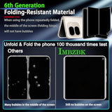 [Auto-Dust Removal] 2 Pack Privacy Screen Protector For Google Pixel 10 Pro Fold, 2 Inside Anti-Spy Film + 2 Front Tempered Glass + 2 Camera Lens Protector Accessories With Installation Frame