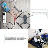 Usb C Charger For Dji Osmo Mobile 7P 6 Om 6 5 4 Se/Rs 2 3 Mini Stabilizers And Pocket 3 2 Action Cameras, 3-In-1 Type-C Charging Cable With 18W Fast-Charge Adapter Accessories, 4Ft