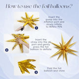 Blue And Gold Birthday Decorations, Blue Gold White Foil Balloons Happy Birthday Banner Blue Tablecloth Backdrop For Happy Birthday Decorations For Men