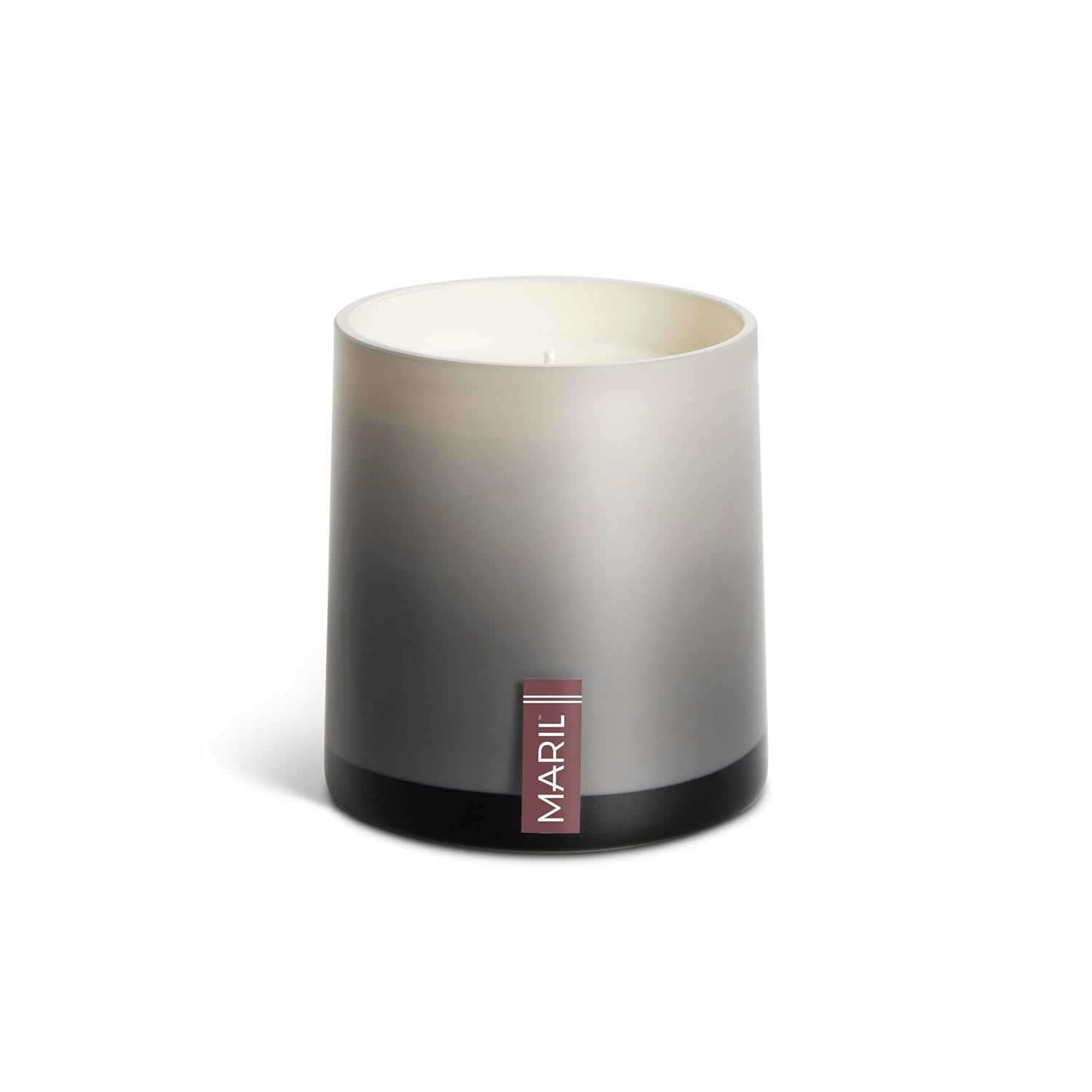 MARIL Collection Scented 8 Ounce Wax and Glass Poured Vessel Candle, Tobacco + Saffron