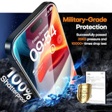 4 In 1 For Iphone 15 Screen Protector, 3 Pack Tempered Glass Film + 1 Dust Free Easy Installation Tool, 9H Hardness Bubble Free Micro-Curved Edges Hd Screen Protector For 15