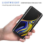 For Galaxy Note 9 Phone Case, Ip68 Waterproof Dustproof Shockproof Case With Built-In Screen Protector, Full Body Underwater Protective Clear Cover For Samsung Galaxy Note 9, Black