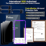 Google Pixel 8 Pro Privacy Screen Protector 3-Pack with Camera Lens Protector