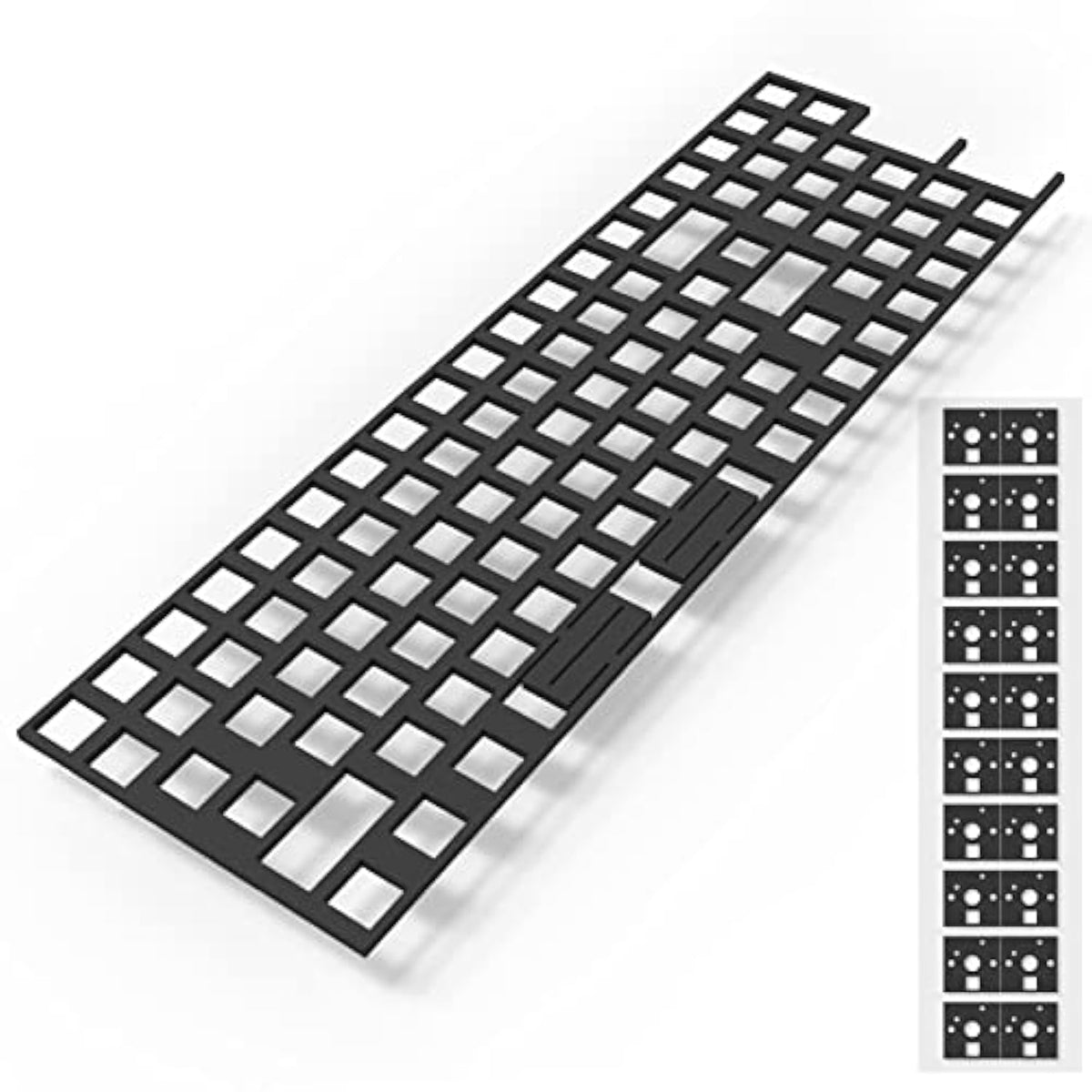 Poron Keyboard Pcb Foam 96 Layout,Poron Switch Pads 120Pcs And Keyboard Sound