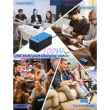 Charging Station, 100W20Port Usb Charging Station, Multiple Usb Charger Station, Charging Station For Multiple Devices, Multi Usb Charging Station, Chargers For Multiple Devices