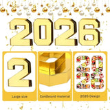 2026 Fillable Number Charcuterie Boards, New Year’s Eve Party Food Trays