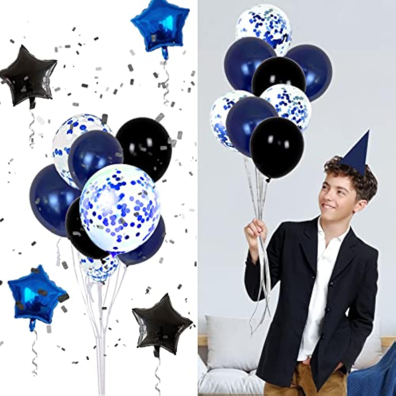 11Th Birthday Decorations For Boys Girls - Navy Blue Birthday Decorati