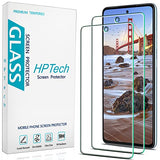 [2-Pack] Tempered Glass for  Galaxy A52/ A52 5G Screen Protector, Support Fingerprint Reader, Easy to Install, Bubble Free, Case Friendly