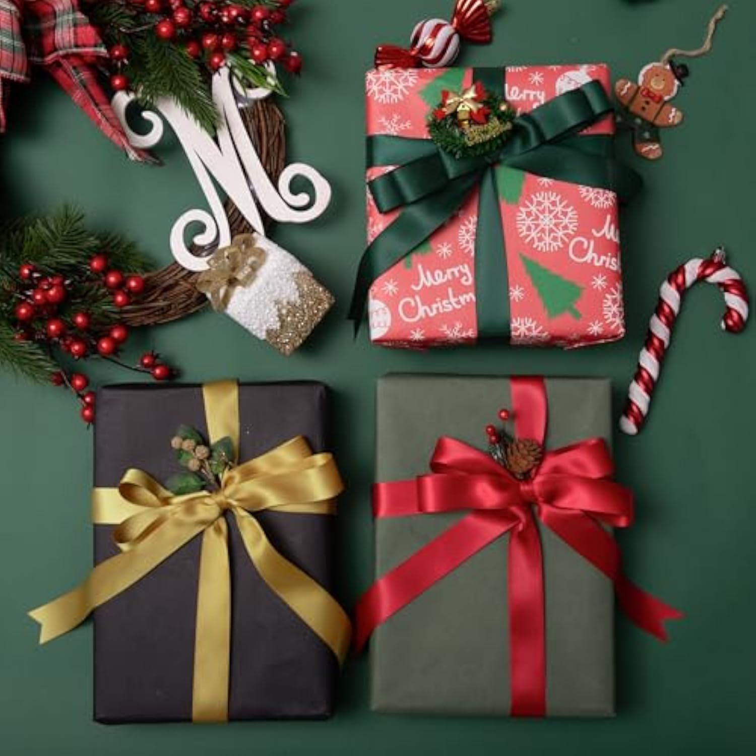 1 Inch Wide Double Face Satin Ribbon No Fading Woven Ribbon - 25 Yard