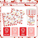 146Pcs Crawfish Boil Party Supplies Include Tableware-Plates-Napkins-Cups-Forks-Knives-Tablecloth For Seafood Boil Party Supplies Serves 24