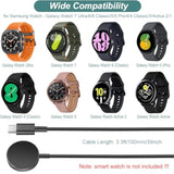 Charger For Samsung Galaxy Watch 4/4 Classic/3/Active 2/Acitve, Replacement Usb Charging Cable Cord Dock Stand For Galaxy Watch 6/5/4//3/Active 2/Acitve