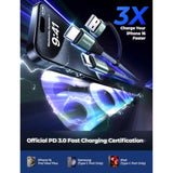 Newest 2-In-1 Charger Cable 2-Pack 6.6Ft, 3.1A C To C Fast Charging Cable Nylo
