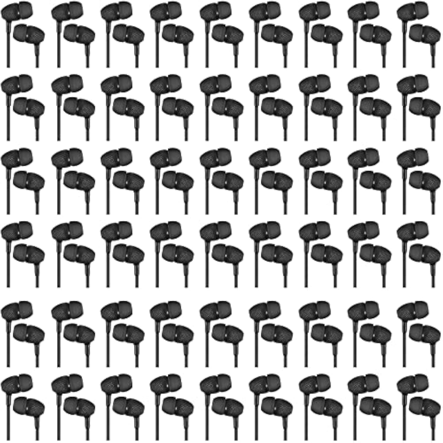200 Pack Earbuds Bulk Kids Earphones 3.5 Mm Classroom Headphones For Students