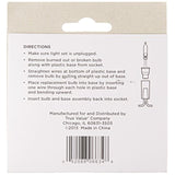 'Replacement Bulb 2.5 Volt Clear Mini Bulb For Christmas Light Sets