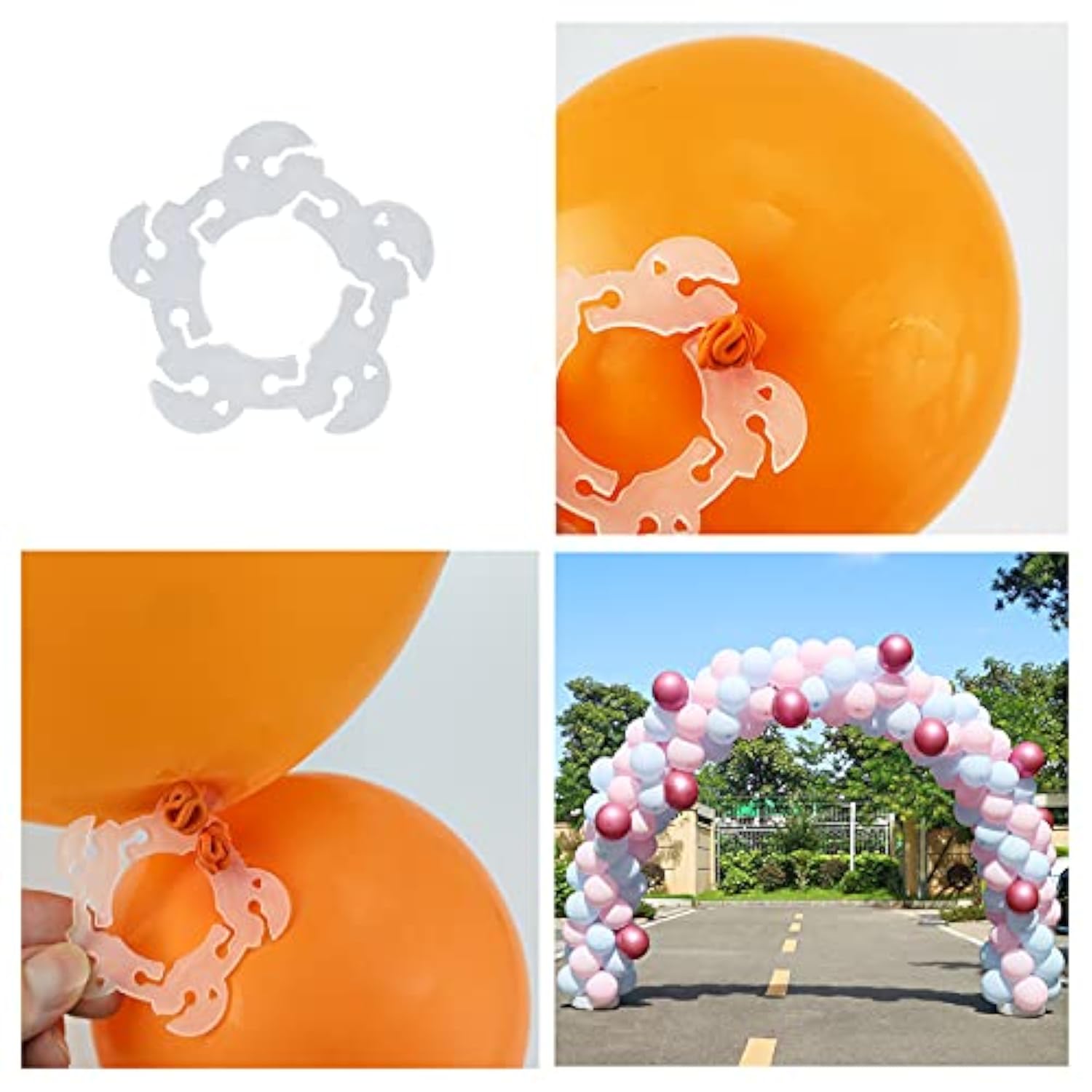 Adjustable 9x10Ft Balloon Arch Kit with Base – Party Backdrop Stand for Weddings & Events