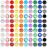 100pcs 20mm Rhinestone Beads for Pens, Keychains, DIY Crafts & Jewelry