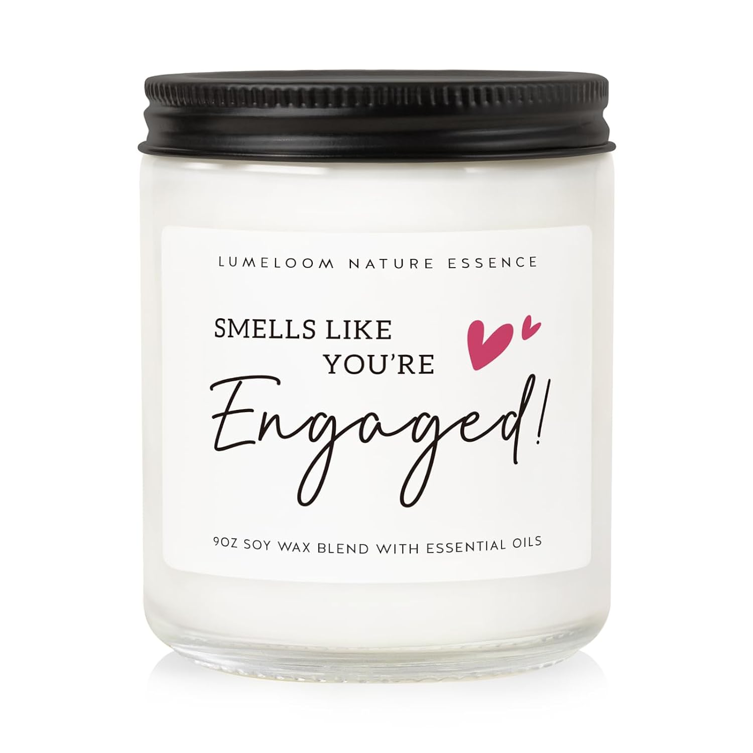 Engagement Gifts For Couples, 9Oz Lavender Scented Soy Wax Candle, Bride To Be, Engagement Gifts For Women, Engaged Candle, Bachelorette, Bridal Shower, Fiance Present