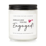 Engagement Gifts For Couples, 9Oz Lavender Scented Soy Wax Candle, Bride To Be, Engagement Gifts For Women, Engaged Candle, Bachelorette, Bridal Shower, Fiance Present