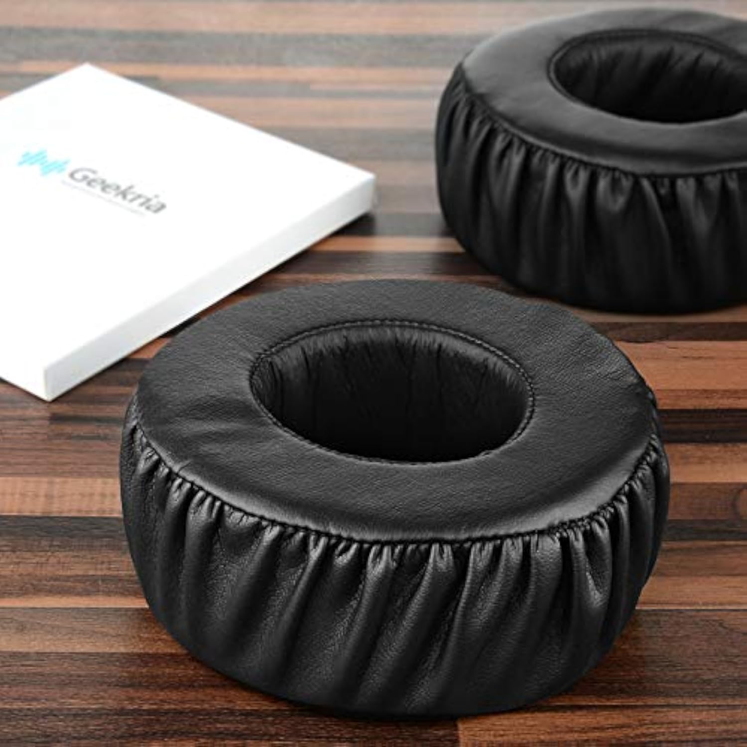 Geekria QuickFit Soft Replacement Ear Pads for Sony MDR-XB1000 Headphones Ear Cushions, Repair Parts (Black)