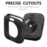 Ultra Thin Soft Tpu Bumper Case Compatible For Iwatch Apple Watch Series Ultra 3/2/1, 49Mm Black