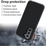 For Samsung Galaxy S21 Fe 5G Case, Heavy Duty Case,[Military Grade Protective ][Shockproof] [Dropproof] [Dust-Proof],(Black)