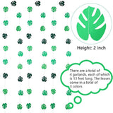 4 Pieces 13 Feet Palm Tropical Banner Palm Leaf Banner Hawaii Luau Par