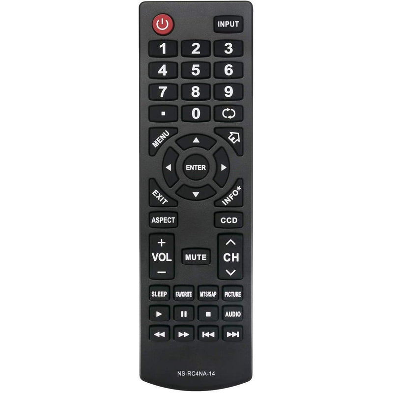 Ns-Rc4Na-14 Remote Control Replaced For Insignia Tv Ns-46D400Na14 Ns-50D400Na1