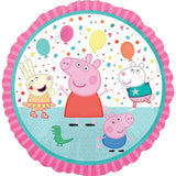 Anagram Peppa and George 2nd Birthday Party Supplies Pig Foil Balloon Bouquet Decorations, BQ_4282