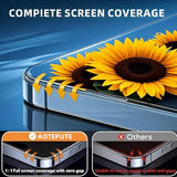 [2-Pack] Screen Protector for iPhone 16 (6.1 inch) - 9H Hardness, Anti-Fingerprint, Magnetic Auto-Install, Bubble-Free Installation, Ultra-Clear