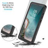 For Samsung Galaxy Note 20 Case Waterproof, Built In Screen Protector 360° Full Body Heavy Duty Protective Shockproof Ip68 Underwater Case For Samsung Galaxy Note 20 6.7Inch(Black)