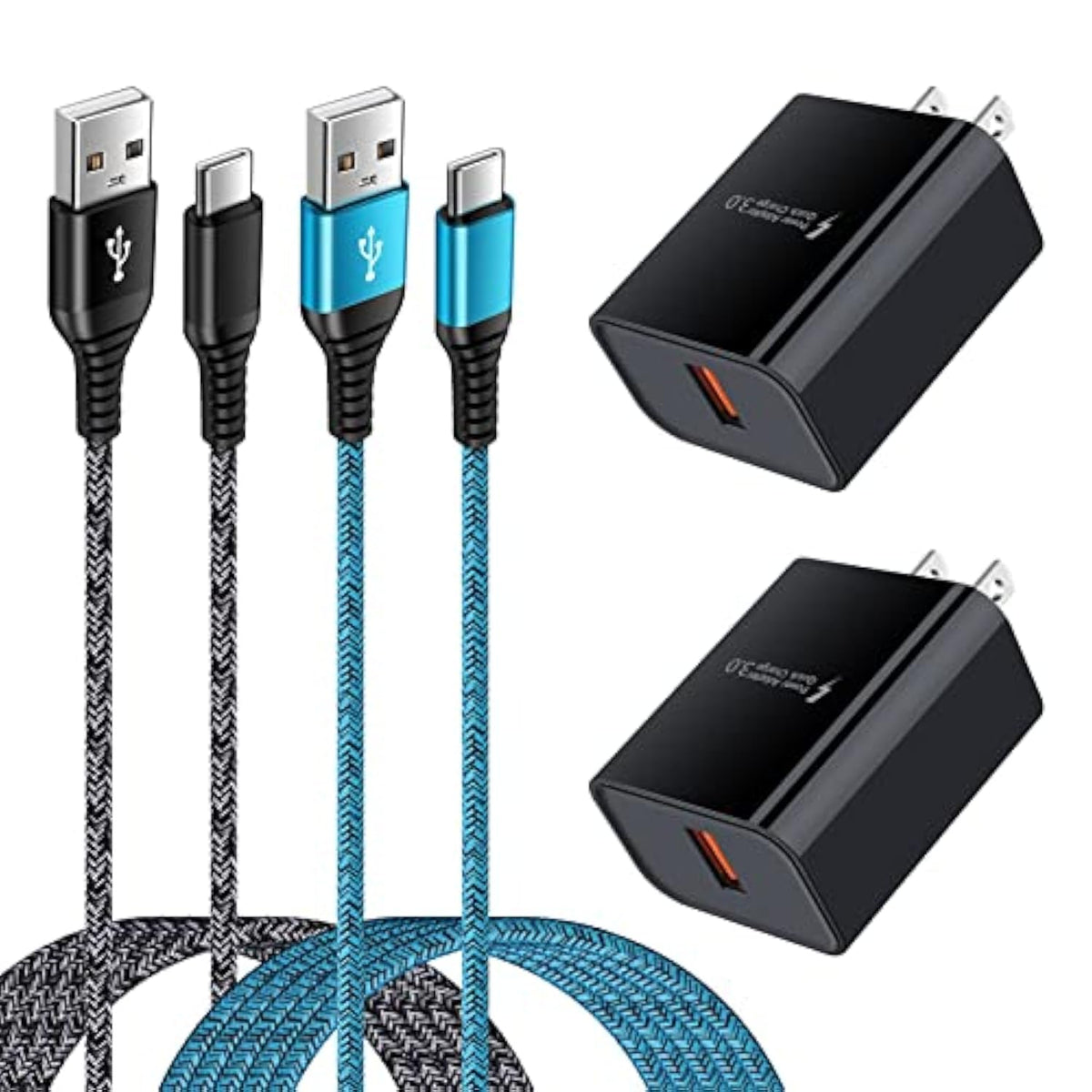 Android Phone Usb C Type C Fast Charger Compatible For Motorola G9 G8 G7 Power/Edge 5G Uw/Edge/G Play/G Power/G Stylus 2024 2023/One 5G Uw Ace/G Pure/X4 Z Z2 Z3 Z4,Fast Wall Plug C Type Charging Cable