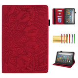 Case For Amazon Fire Hd 8 2020/8 Plus 10Th Gen, Mandala Embossed Pu Leather Fo