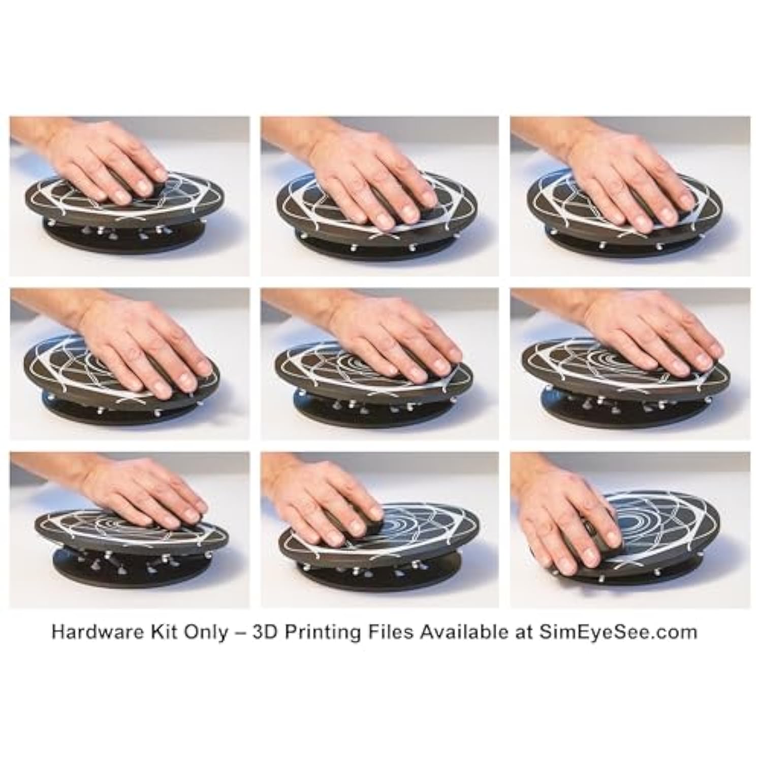 Hovergo Mouse Pad Hardware Kit – Non-3D Printed Parts Only