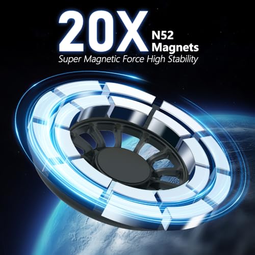 Magnetic Car Phone Holder for BMW X3 2025-2026 Car Phone Holder Mount for Magsafe[20 Strong Magnetic] 360°Adjustable,Phone Holder for BMW X3