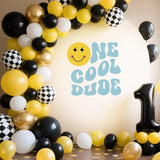 One Cool Dude 1st Birthday Decorations Banner and Wall Decals for Boys